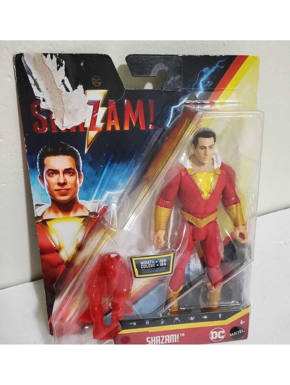 DC Comics Shazam! 6" Action Figure Includes Wrath by Mattel Brand New & Sealed